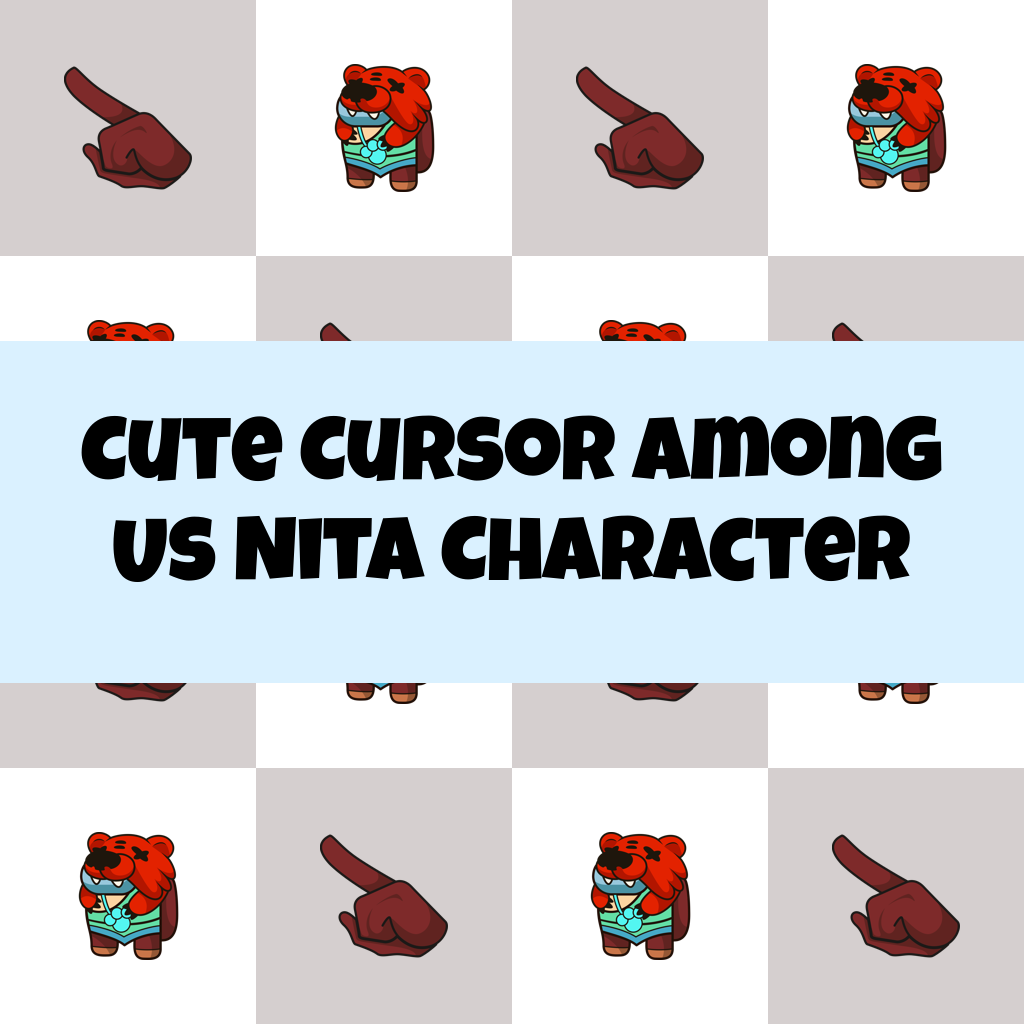Cute Cursor Among Us Nita Character